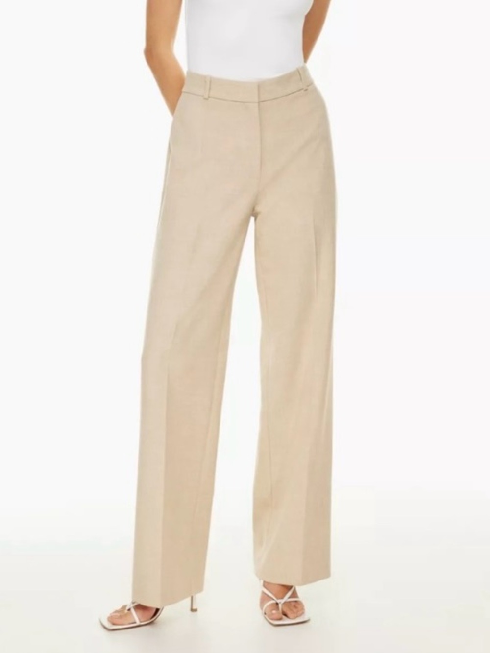 Aritzia babaton agency pant beige